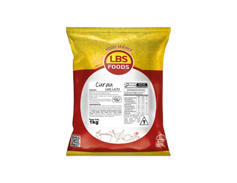CURAU COM LEITE LBS 1 KG (CX 10 UN)